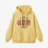 Yellow Letters Print Hoodie GM8806-167