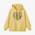 Yellow Letters Print Hoodie GM8806-170