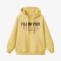 Yellow Letters Print Hoodie GM8806-174