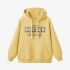 Yellow Letters Print Hoodie GM8806-175