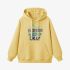 Yellow Letter Graphic Hoodie GM8806-192