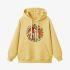 Yellow Skeletons Graphic Hoodie GM8806-207