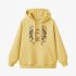 Yellow Skeletons Graphic Hoodie GM8806-208