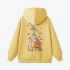 Yellow Skeletons Graphic Hoodie GM8806-210