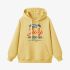 Yellow Letter Graphic Hoodie GM8806-212