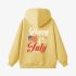 Yellow Letter Graphic Hoodie GM8806-213