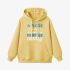 Yellow Letter Graphic Hoodie GM8806-222