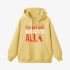 Yellow Letter Graphic Hoodie GM8806-226