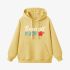 Yellow Letter Graphic Hoodie GM8806-229