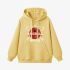 Yellow Letter Graphic Hoodie GM8806-234