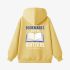 Yellow Letter Graphic Hoodie GM8806-244