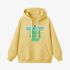 Yellow Letter Graphic Hoodie GM8806-252