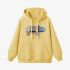 Hippo Geometric Graphic Yellow Hoodie GM8806-256