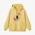 Fox Geometric Graphic Yellow Hoodie GM8806-258