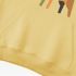 Goat Geometric Graphic Yellow Hoodie GM8806-266