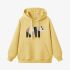 Panda Geometric Graphic Yellow Hoodie GM8806-272