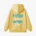 Fish Letter Yellow Hoodie GM8806-277