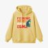 Fish Graphic Yellow Hoodie GM8806-281