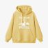 Letter Graphic Yellow Hoodie GM8806-282