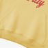 Letter Graphic Yellow Hoodie GM8806-297