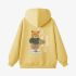 Yellow Cartoon Print Hoodie GM8806-94