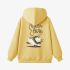 Yellow Cartoon Print Hoodie GM8806-96