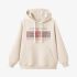 Beige Letters Print Hoodie GM8807-115