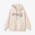 Beige Letters Print Hoodie GM8807-134