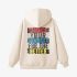 Beige Letters Print Hoodie GM8807-144