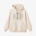 Beige Letters Print Hoodie GM8807-148