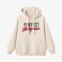 Beige Letters Print Hoodie GM8807-149