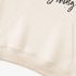 Beige Letters Print Hoodie GM8807-171