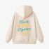 Beige Letter Graphic Hoodie GM8807-200