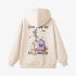 Beige Skeletons Graphic Hoodie GM8807-203