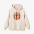 Beige Letter Graphic Hoodie GM8807-230