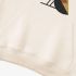 Owl Geometric Graphic Beige Hoodie GM8807-261