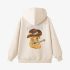 Beige Cartoon Print Hoodie GM8807-93