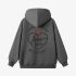 Gray Letters Print Hoodie GM8808-122