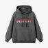 Gray Letters Print Hoodie GM8808-160