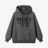 Gray Letters Print Hoodie GM8808-168