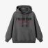 Gray Letters Print Hoodie GM8808-174