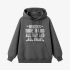 Gray Letter Graphic Hoodie GM8808-243