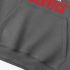 Letter Graphic Gray Hoodie GM8808-286