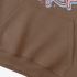 Letter Graphic Brown Hoodie GM8809-187