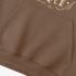 Brown Letter Graphic Hoodie GM8809-194