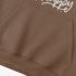 Brown Letter Graphic Hoodie GM8809-195