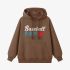 Brown Letter Graphic Hoodie GM8809-229