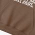 Brown Letter Graphic Hoodie GM8809-243