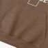 Brown Letter Graphic Hoodie GM8809-247