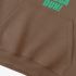 Brown Letter Graphic Hoodie GM8809-252